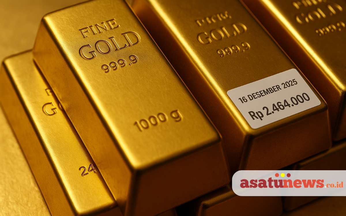 Harga Emas Antam Hari Ini 16 Desember 2025